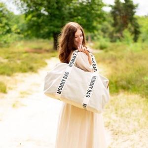 Mommy Bag Signature Canvas Childhome Weiß Roto