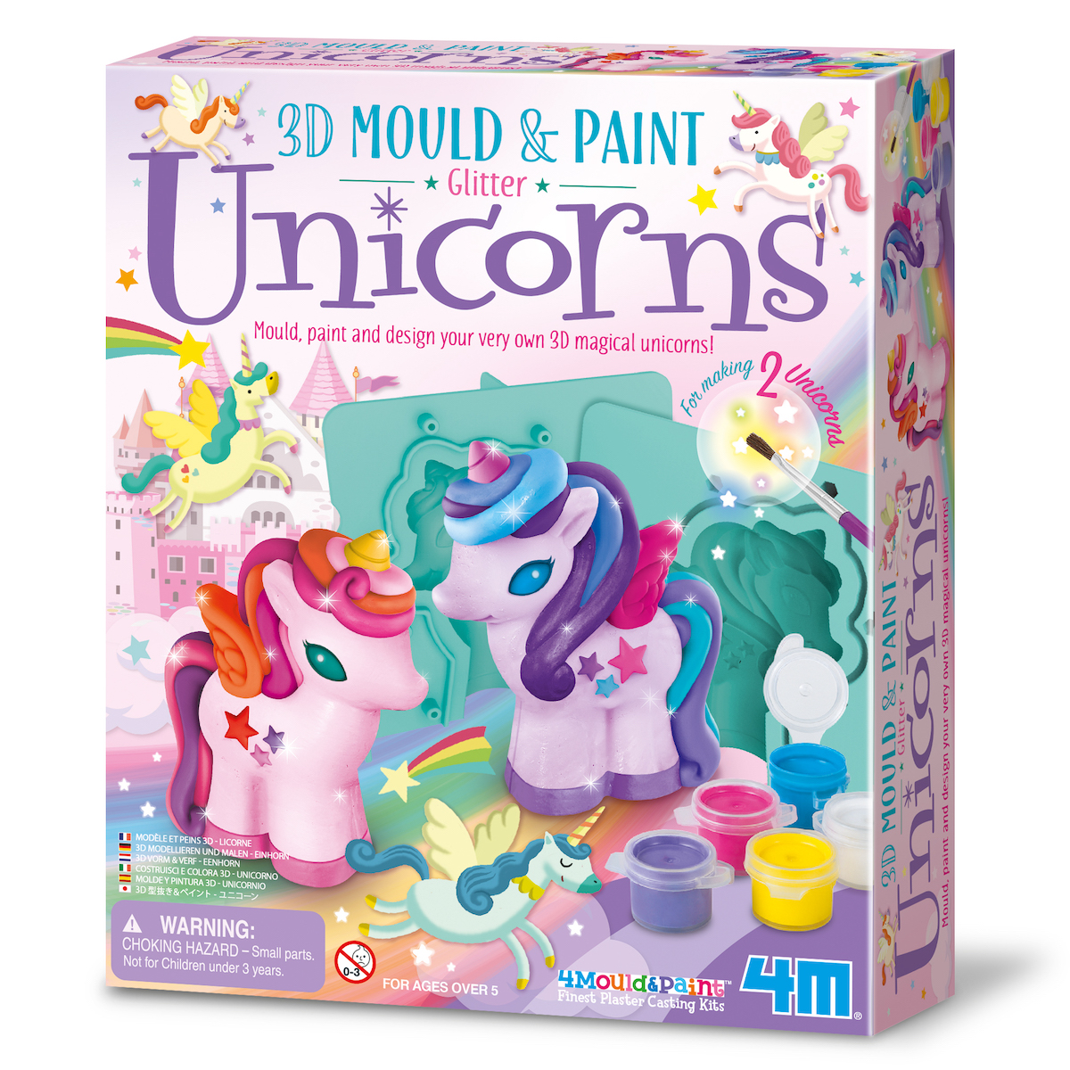 Mould & Paint 3D Unicorn 4M