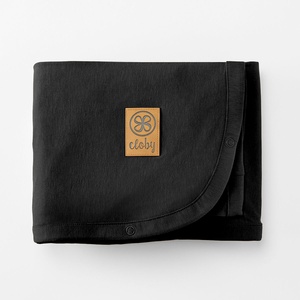 Multifunktionale UV-Decke UPF50+ 95x73cm Cloby Mitternacht Schwarz