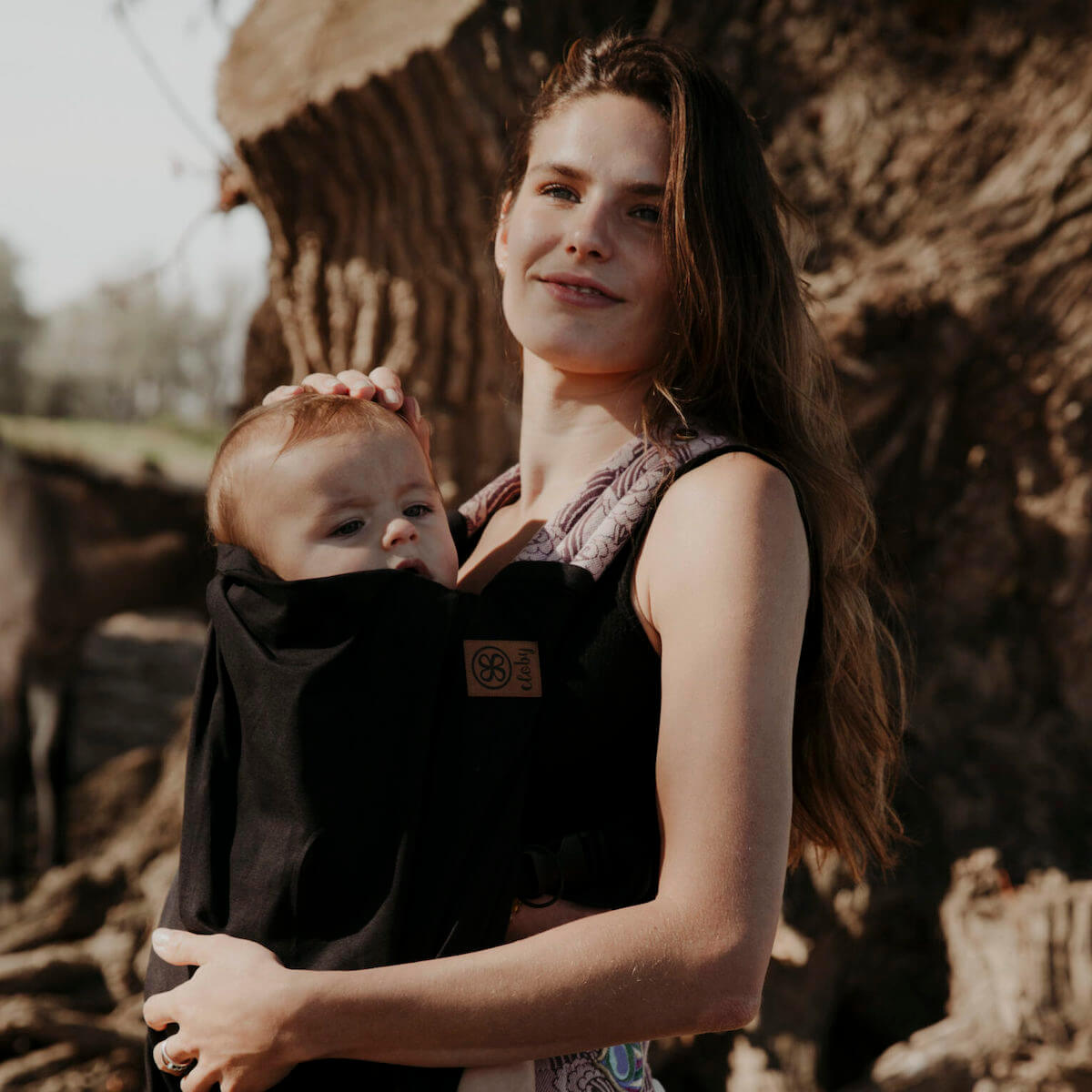 Multifunktionale UV-Decke UPF50+ 95x73cm Cloby Olivgrün