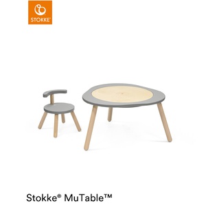 Multifunktionaler Spieltisch MUTABLE V2 Stokke Storm grey