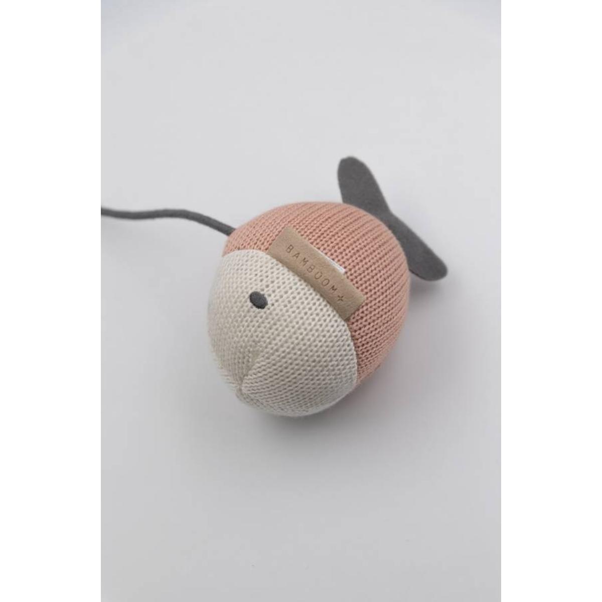 Music toys mobile 4pc fish Bamboom rosa