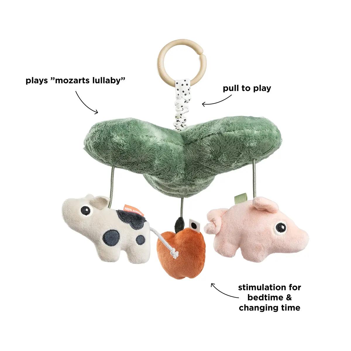 Musical mobile Tiny farm Done by deer Colour mix