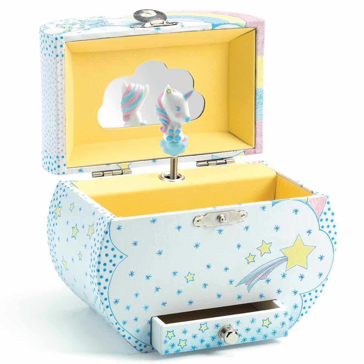 Musik Schmuckkästchen Träume eines Einhorns Djeco