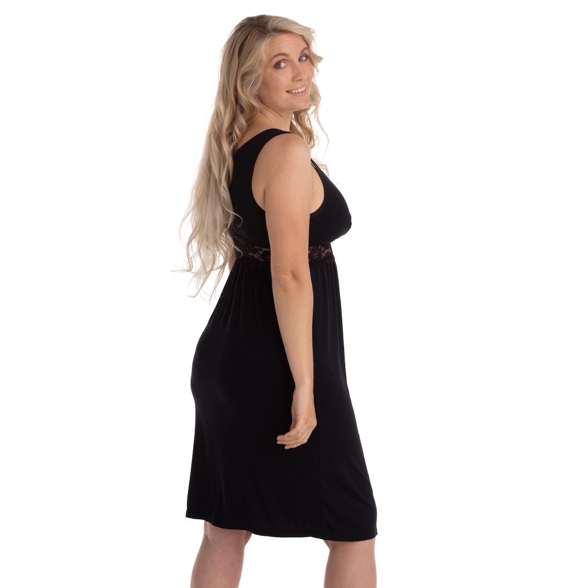 Mutterschafts- und Still-Nachthemd XL Carriwell Schwarz