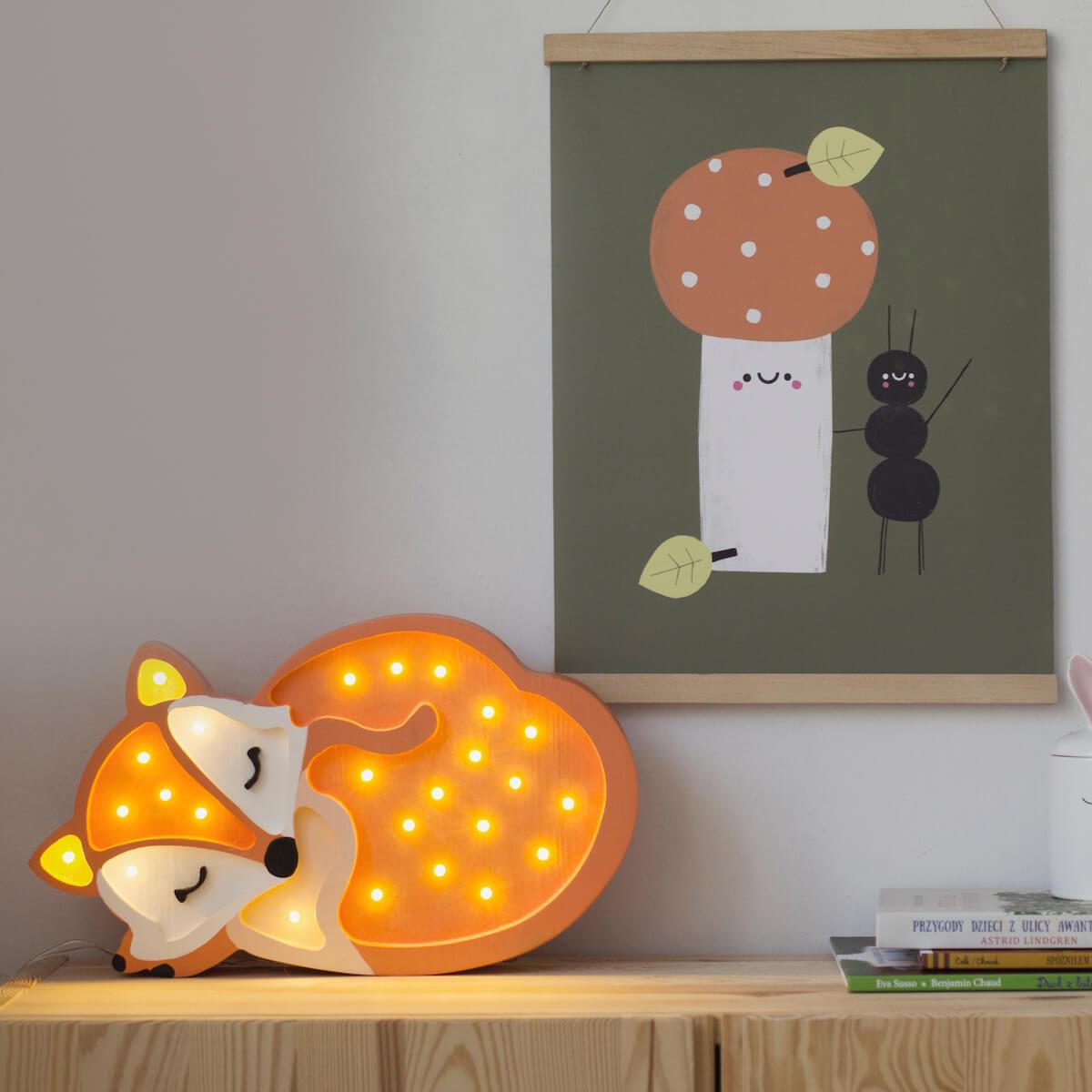 Nachtlicht FUCHS Little Lights wild orange