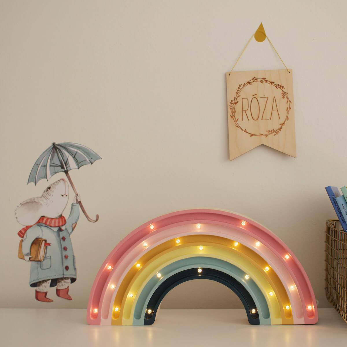 Nachtlicht RAINBOW Little Lights retro