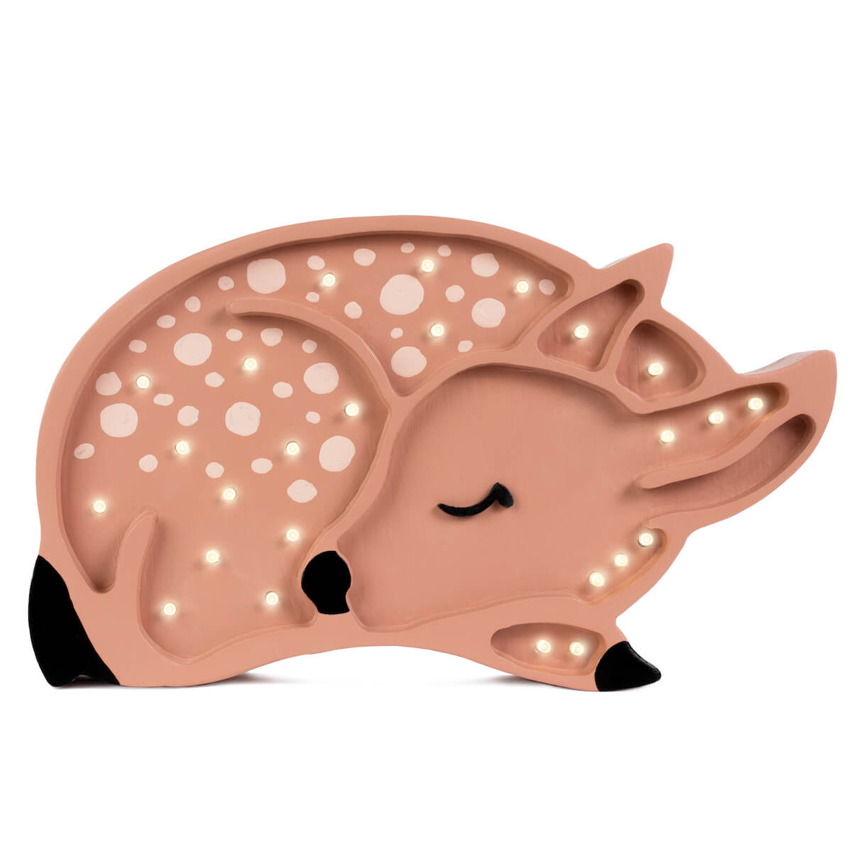 Nachtlicht REH Kleine Lichter Wald Hellbraun