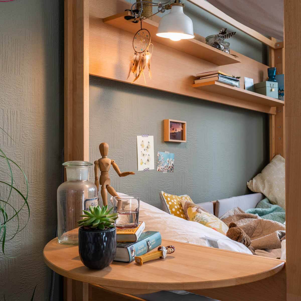 Nachttisch Bettbefestigung DESTYLE de Breuyn natürlich