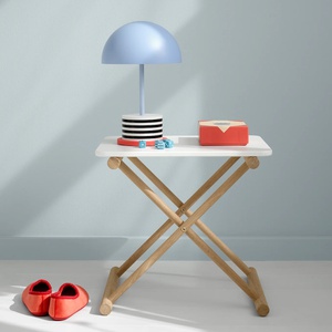 Nachttisch CAMP hoch Eiche/weiß Oliver Furniture