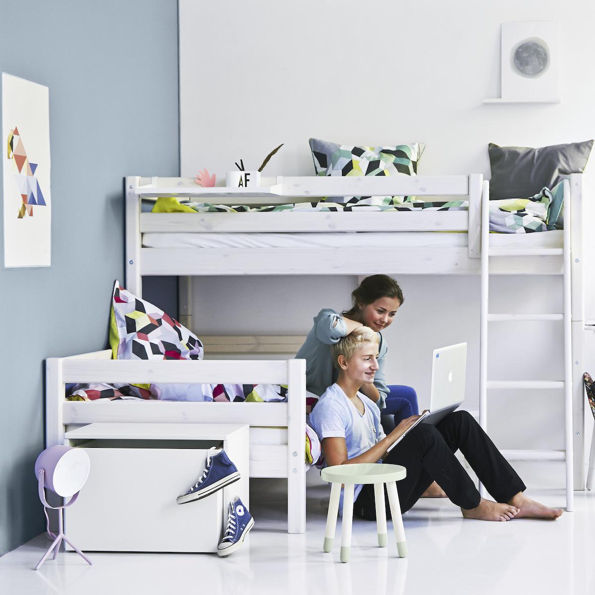 Nachttisch zum Einhängen CLASSIC by Flexa Metall weiß