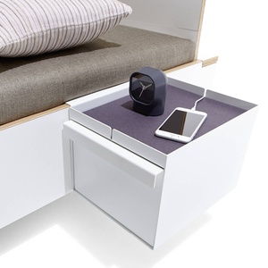 Nachttischablage Add-On No.3 FLAI Müller Small Living Metall Schale-Wollfilzeinlage