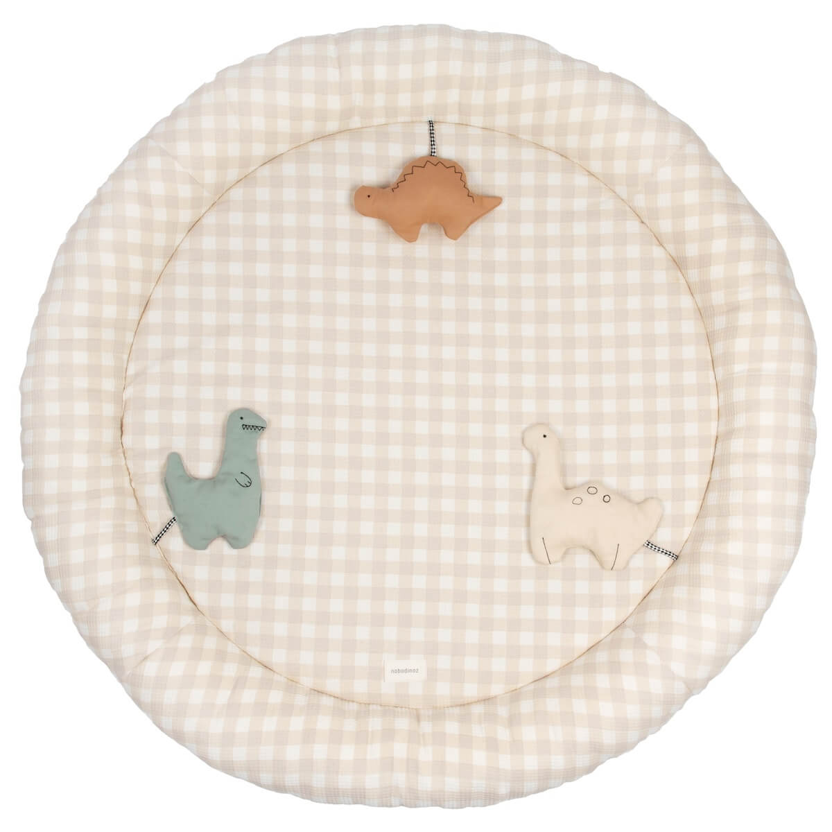 NEST Nobodinoz Dinos - Runder Spielteppich für die Sinne