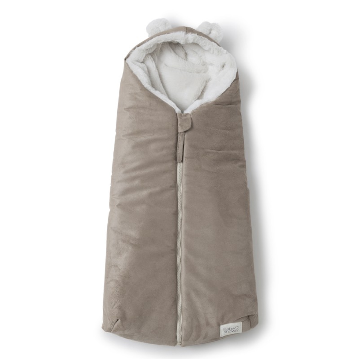Nestchen ZIPPIE ESKIMO Babyshower suede almond