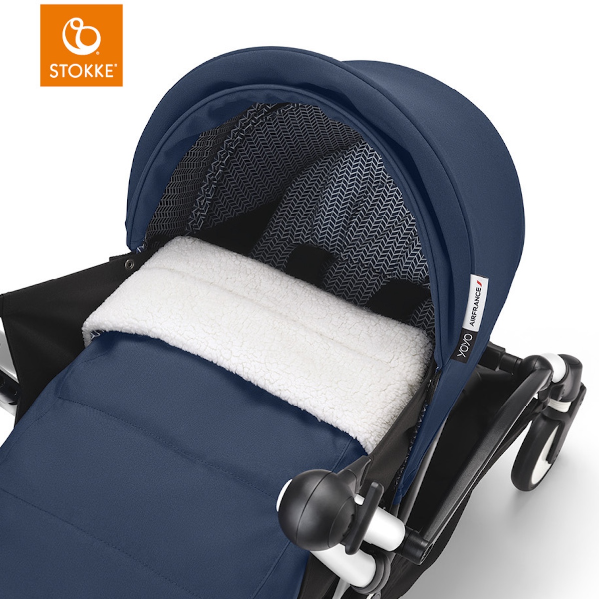 Neugeborenen-Pack 0+ STOKKE YOYO 3 Blau Air France
