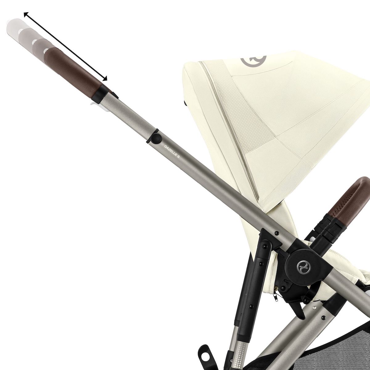 NEW as of 01/23 - GAZELLE S TPE Seashell Beige | light beige Cybex