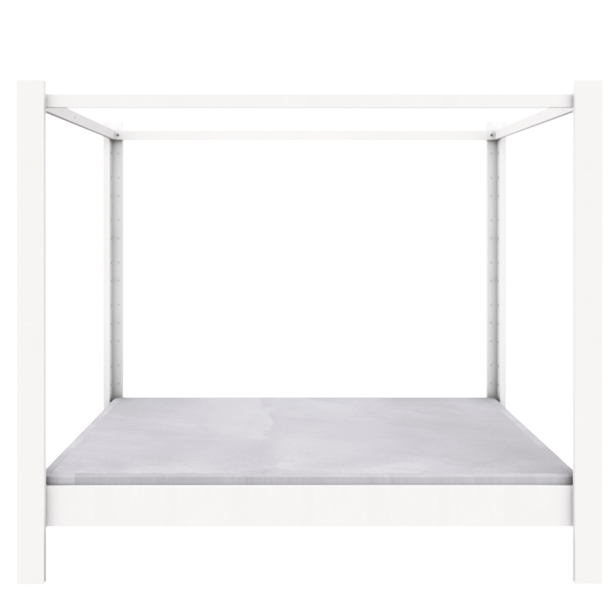 NEW Himmelbett 140x200cm DESTYLE de Breuyn weiß lackiert