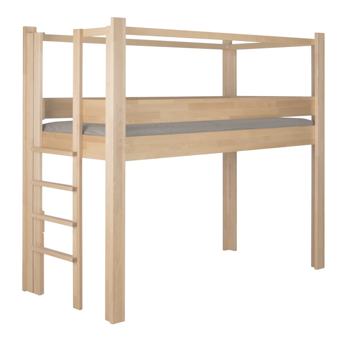 NEW Mitwachsendes Bett 90x200cm 5 in 1 Leiter Kurzseite DESTYLE de Breuyn natürlich