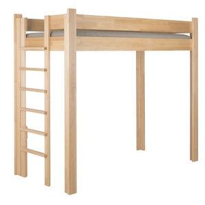 NEW Mitwachsendes Bett 90x200cm 5 in 1 Leiter Kurzseite DESTYLE de Breuyn natürlich