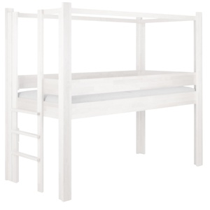 NEW Mitwachsendes Bett 90x200cm 5 in 1 Leiter Kurzseite DESTYLE de Breuyn weiß lackiert