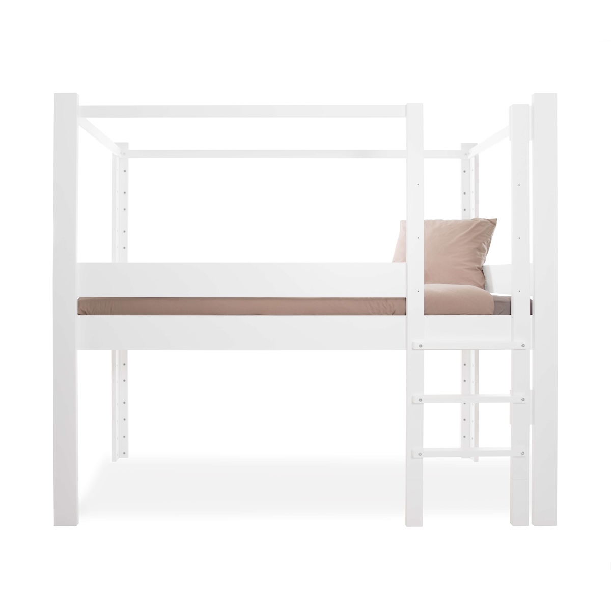 NEW Mitwachsendes Bett 90x200cm 7 in 1 Leiter Längsseite DESTYLE de Breuyn weiß lackiert