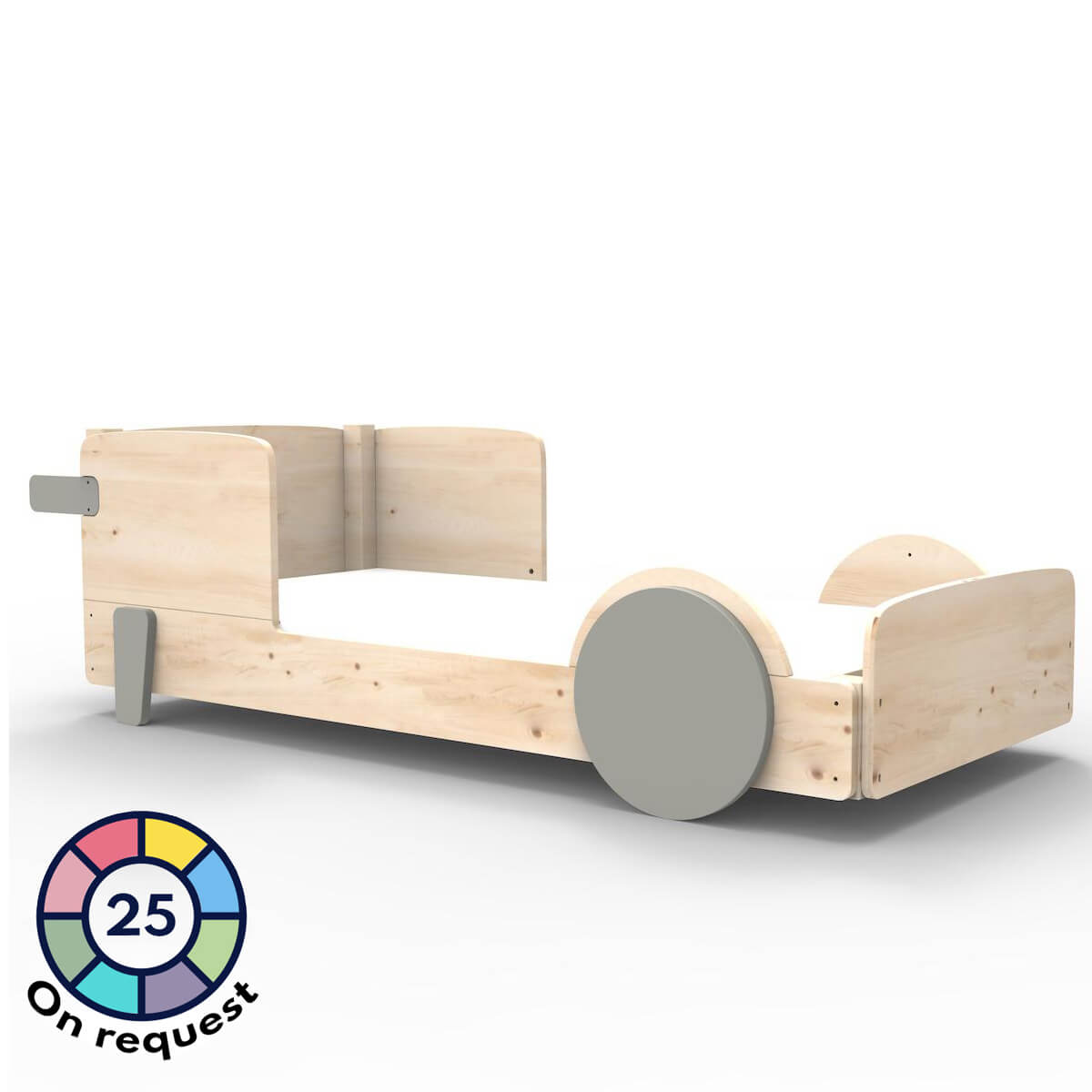 Niedrigbett 90x190cm DISCOVERY Mathy by Bols zementgrau