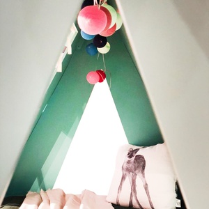 Niedrigbett mit Schublade 90x200cm TENTE Mathy by Bols puderrosa