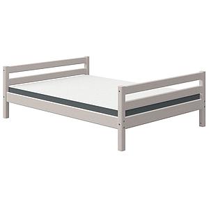 Niedriges Bett 140x200cm CLASSIC Flexa grey washed 