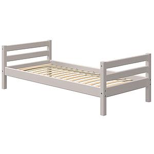 Niedriges Bett 90x200cm CLASSIC Flexa grey washed