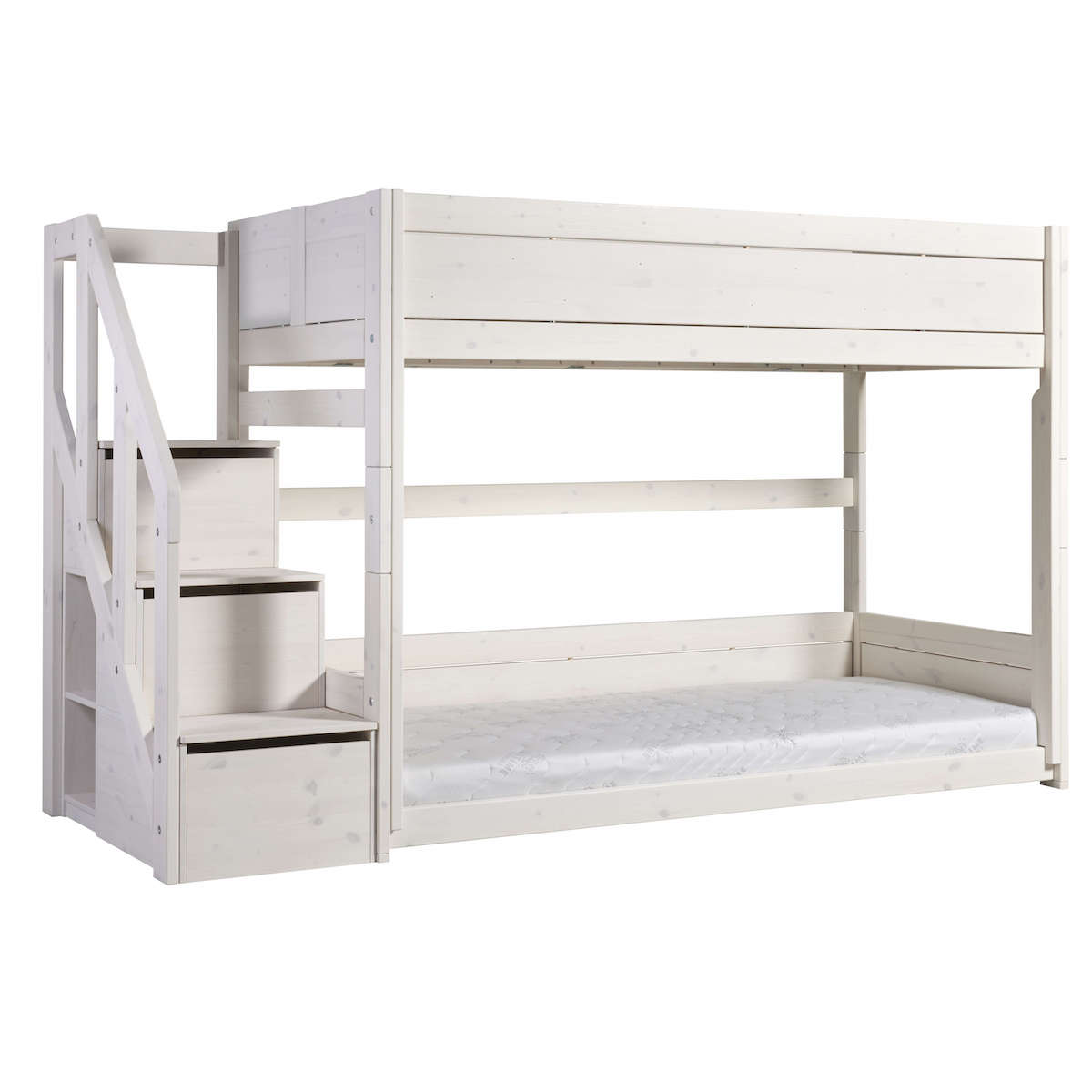 Niedriges Etagenbett Trittleiter Lifetime whitewash