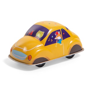 Nouvelle voiture à friction jaune Les jouets métal Moulin Roty