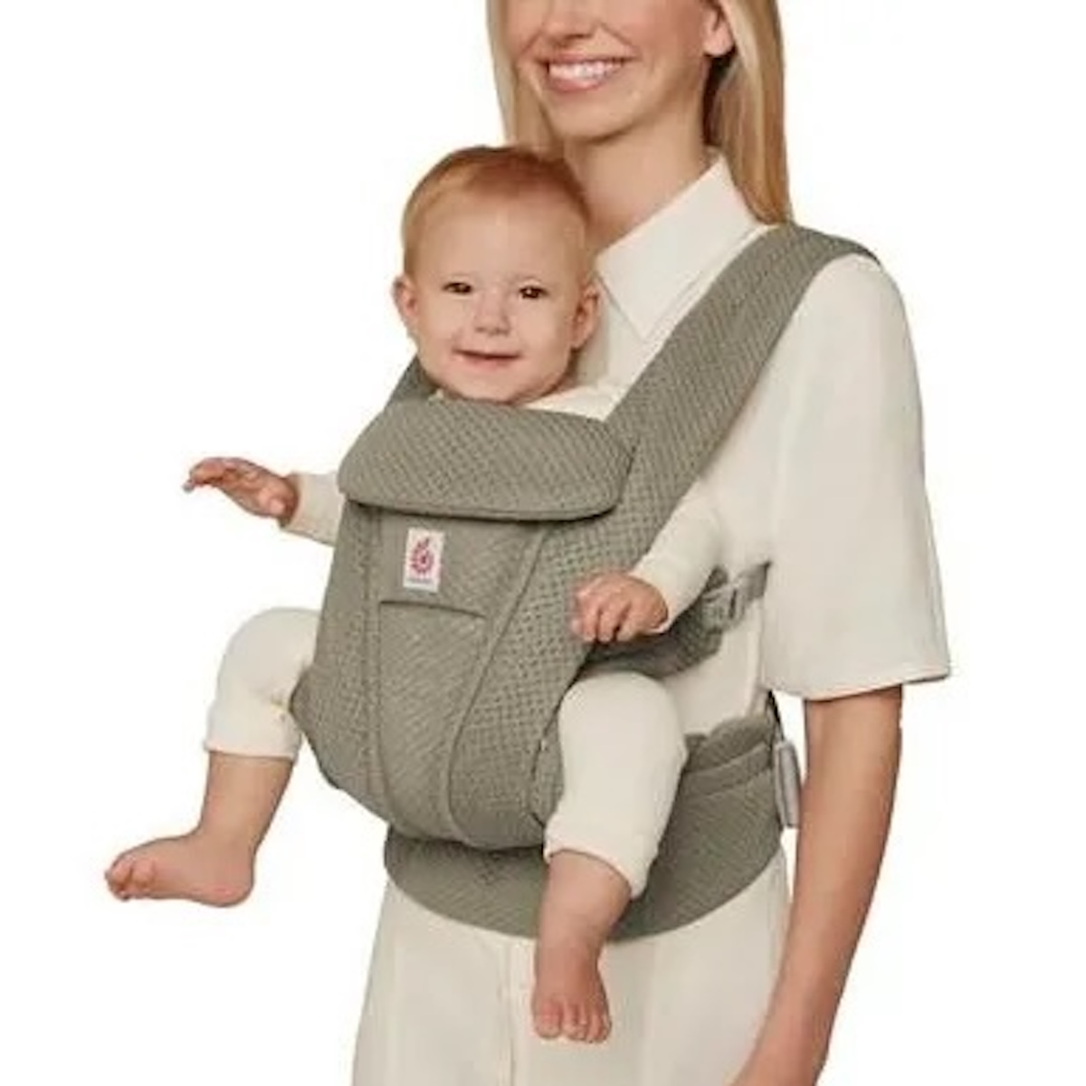 OMNI DELUXE mesh Ergo Baby Carrier soft olive