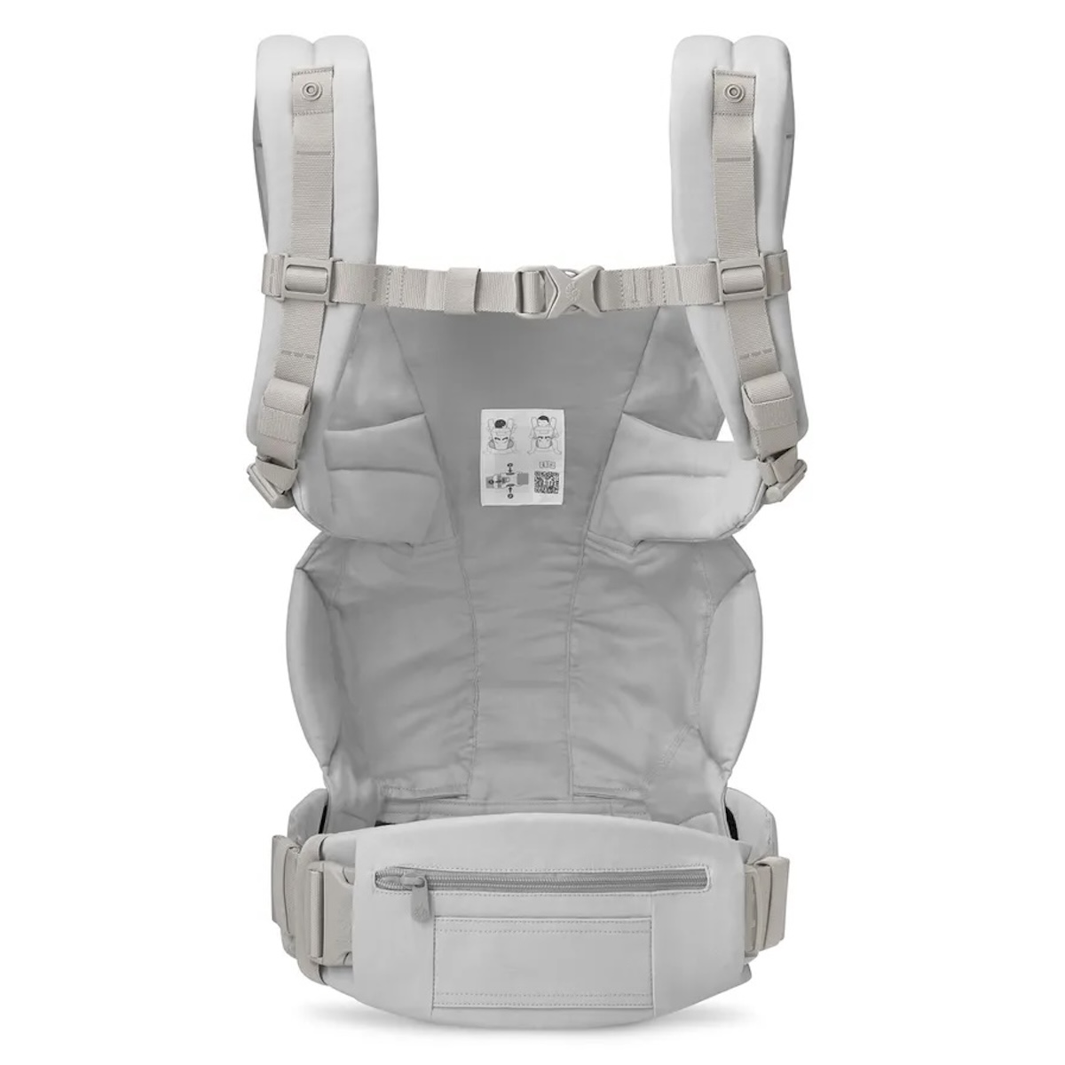OMNI DELUXE mesh Ergo Babytrage pearl grey