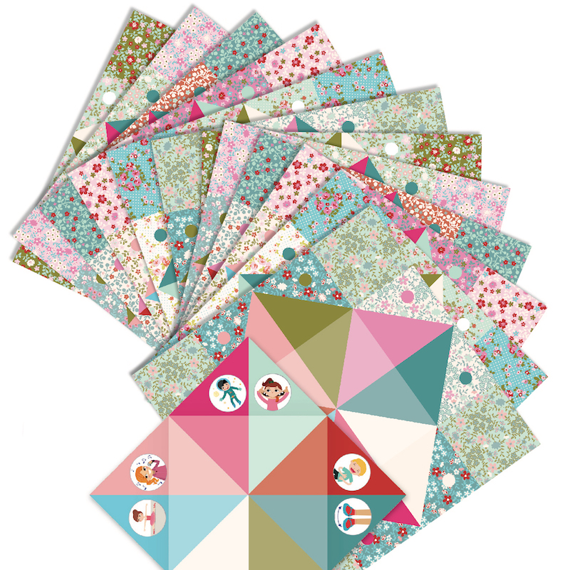 Origamipapier COCOTTES À GAGES - FLEURS Djeco