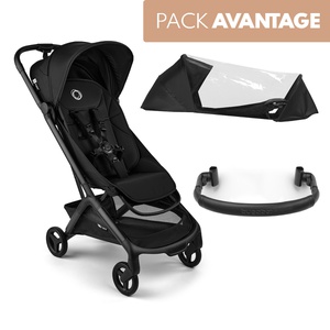 Pack poussette de voyage Bugaboo Butterfly 2 Noir Heritage