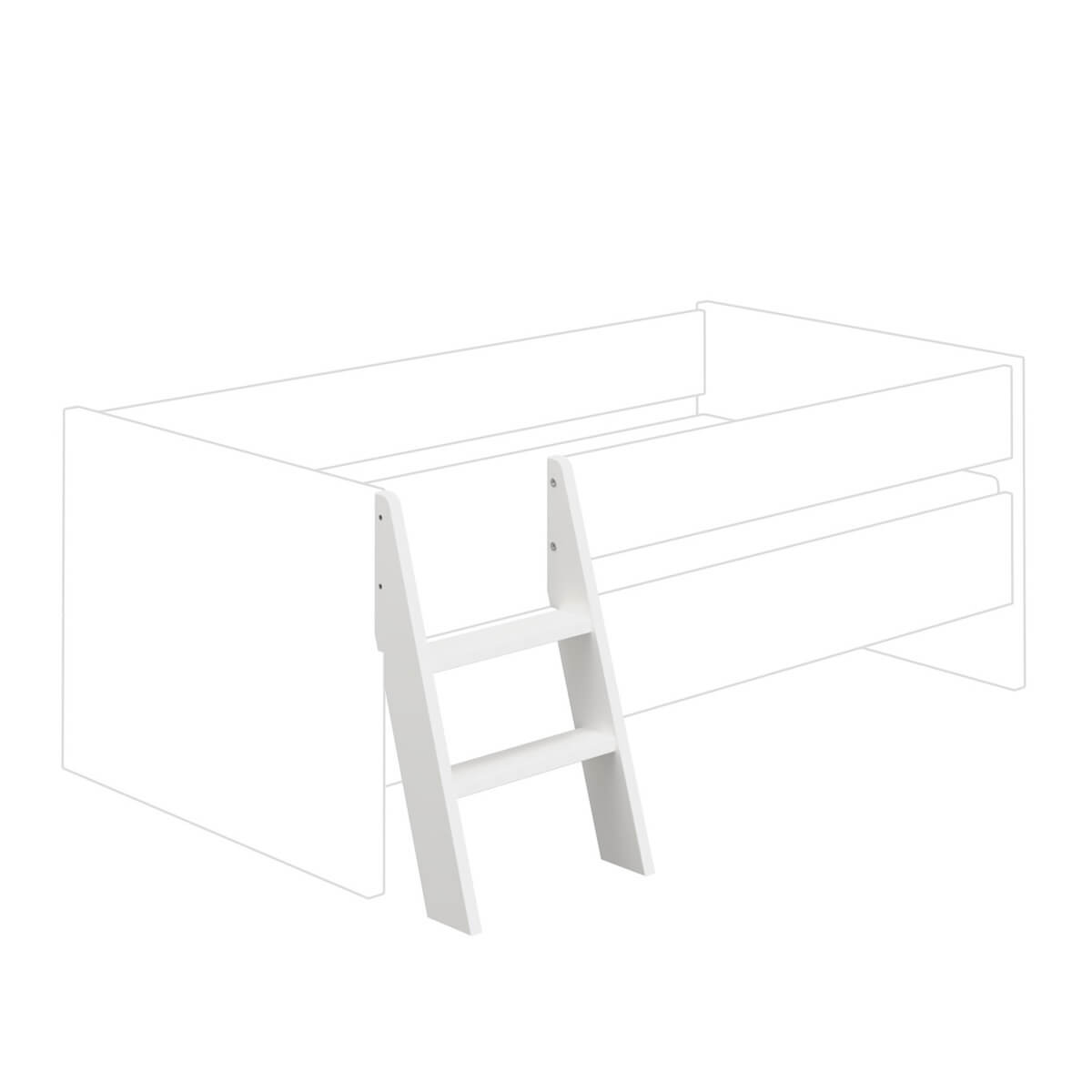 Paidi Babybett-Leiter Weiß