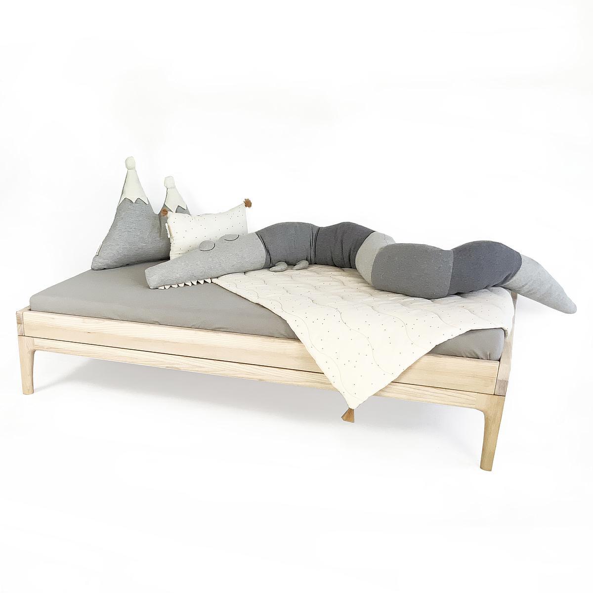 Paket - Juniorbett-Umrahmung niedrig KERA Esche