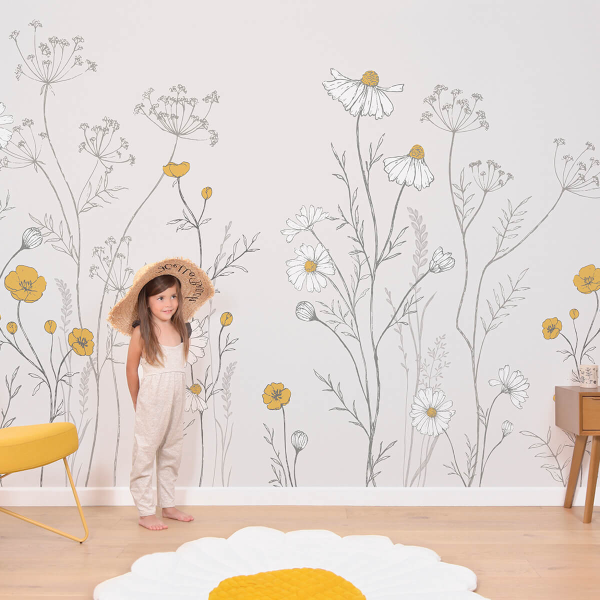 Papier Peint Decor - A Travers Champs Lilipinso