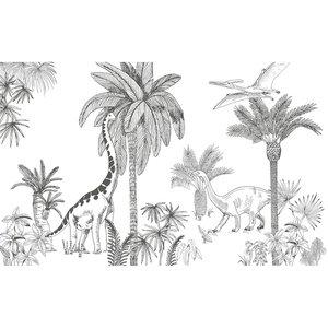 Papier Peint Decor - Dinosaure Epoque Jurassique Lilipinso