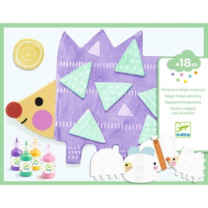 Peinture à doigts magique - Petites formes Djeco