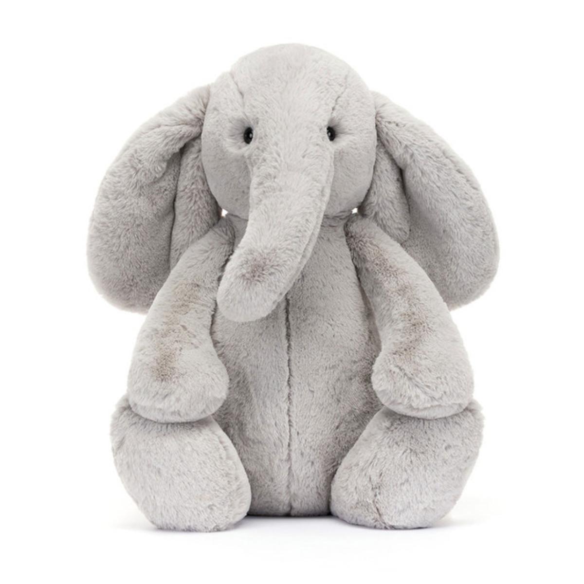 Peluche BASHFUL Luxe Elephant Thuddeus Big Jellycat