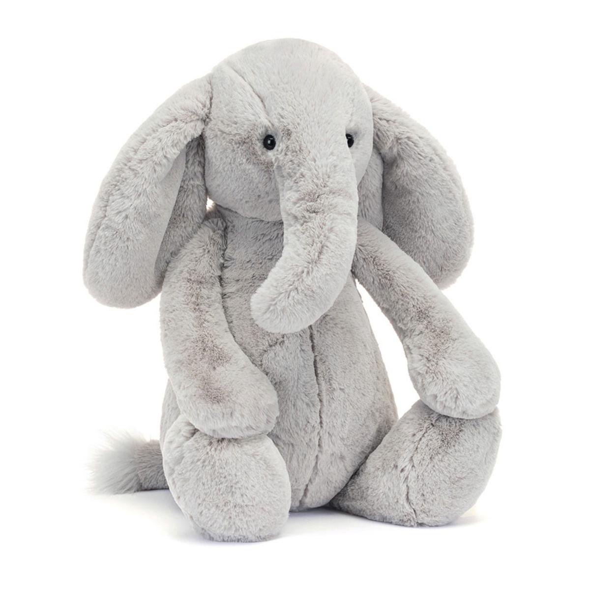 Peluche BASHFUL Luxe Elephant Thuddeus Big Jellycat