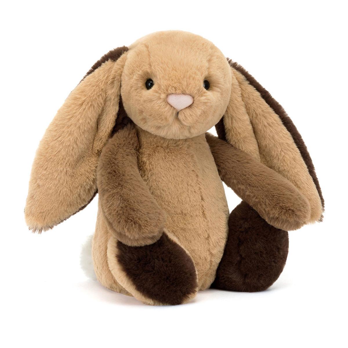Peluche BASHFUL Patchwork Brown Bunny Original Jellycat