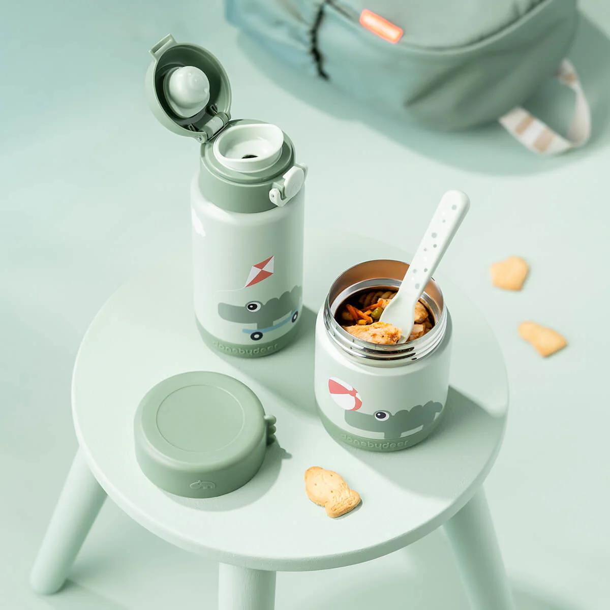 PLAYGROUND Thermoflasche 340ml Done by deer grün