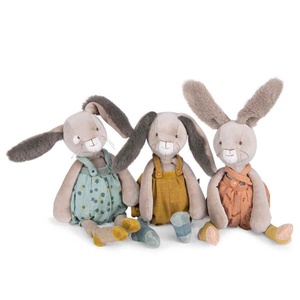 Plüschtier Hase TROIS PETITS LAPINS Moulin Roty Salbei