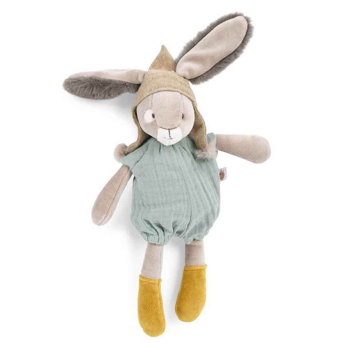 Plüschtier kleines Hase TROIS PETITS LAPINS Moulin Roty Salbei