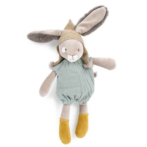 Plüschtier kleines Hase TROIS PETITS LAPINS Moulin Roty Salbei