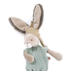 Plüschtier kleines Hase TROIS PETITS LAPINS Moulin Roty Salbei
