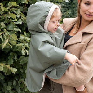 Poncho TEDDY + Bemini coated green 78