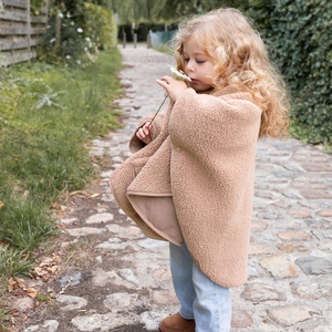 Poncho TEDDY outside + Bemini jersey natural 85